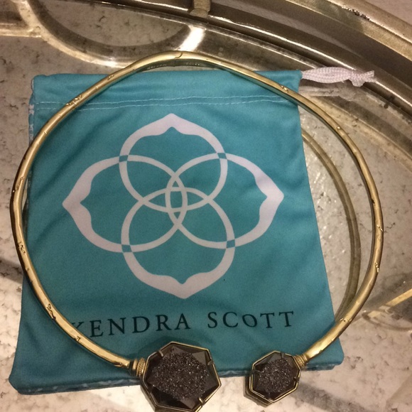 Kendra Scott Jewelry - Kendra Scott Corsen Platinum Drusy